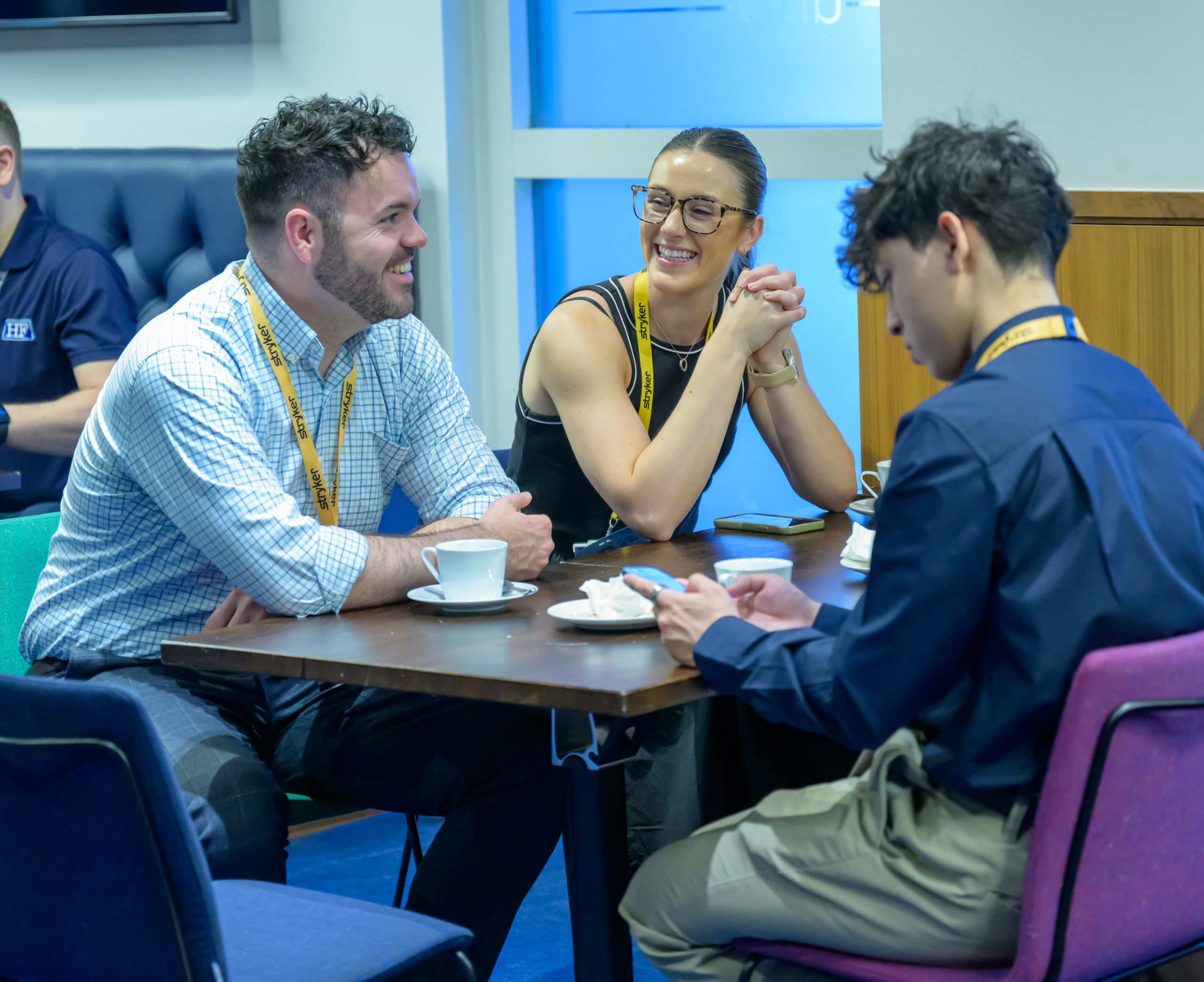 Delegates networking at P4H Scotland